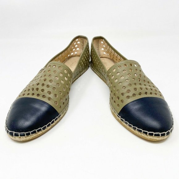Loeffler Randall Mara Perforated Espadrilles Flats - Picture 7 of 10